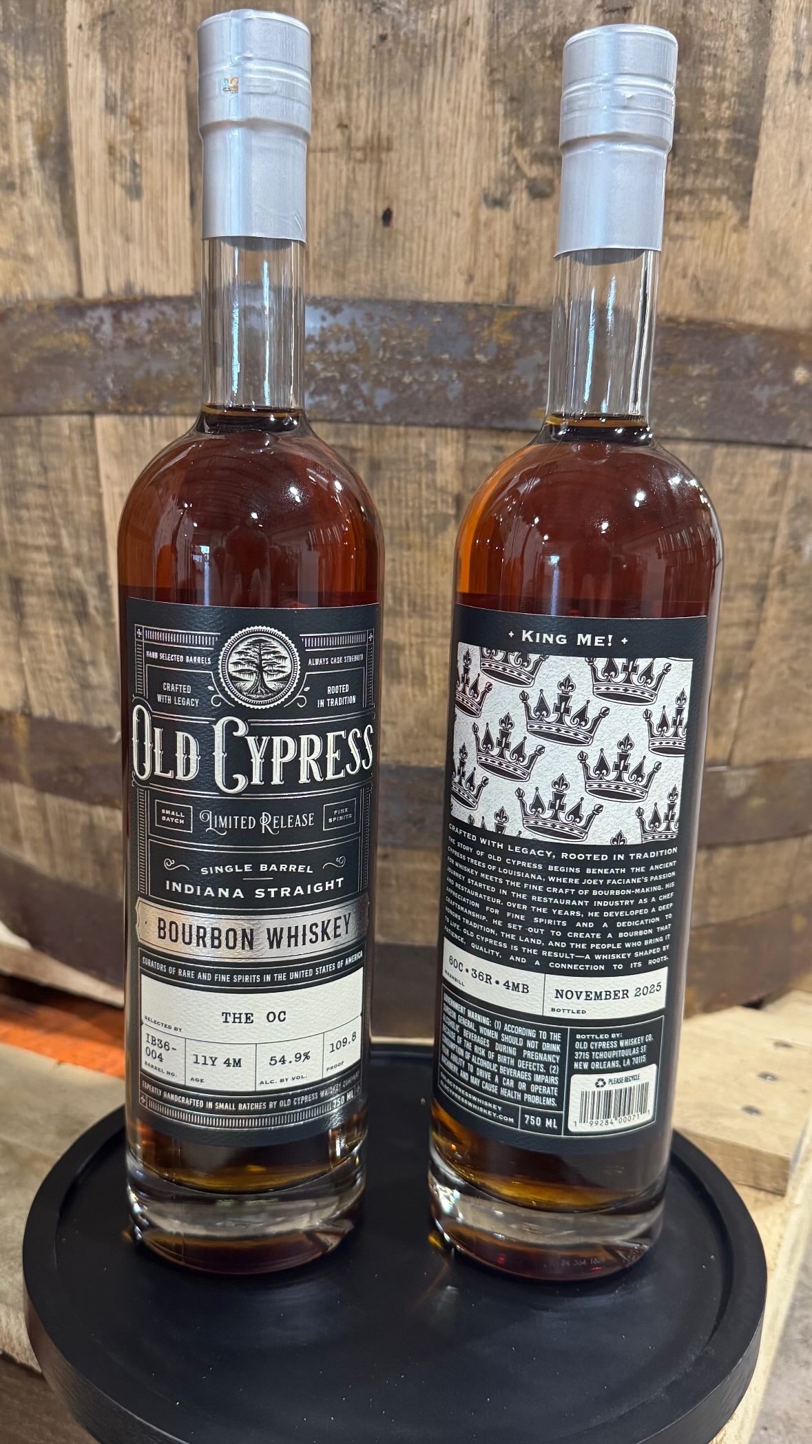 Old Cypress Whiskey "King Me"
